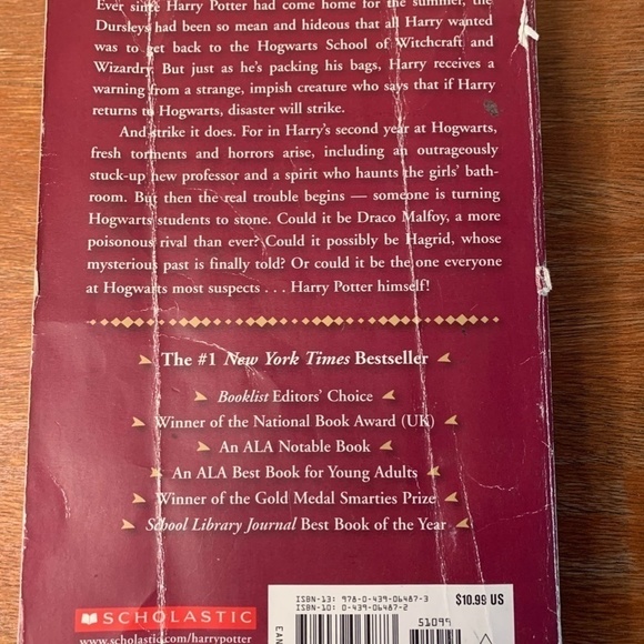 𝅺HARRY Potter And The Chamber Of Secrets (2) By J.K. Rowling Paperback Book - Picture 3 of 7